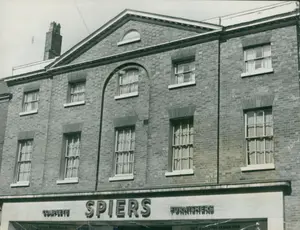 The Spiers home furnishing store in Dudley High Street in April 1970 - 